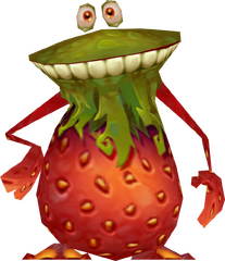 Vue détaillée de la première skin de Globox dans Rayman M.