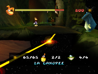 Un hologramme de Globox est également utilisé pour représenter la Canopée dans la Voie des Portes de la version PlayStation.