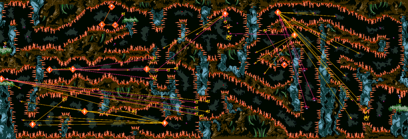 La map de la version Game Boy Color.