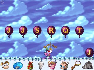 Le clown amoureux et gourmand dans le clown amoureux (Rayman Maternelle).