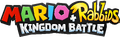 Logo anglais de Mario + The Lapins Crétins : Kingdom Battle.