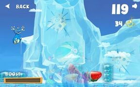 Globox dans la Terre gourmande dans le jeu Slap, Flap and Go