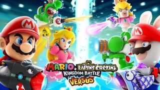 Artwork du Mode Versus de Mario + The Lapins Crétins : Kingdom Battle.