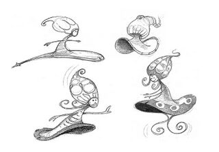 Concept arts représentant des Zaqs.