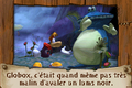 Globox dans le diaporama d'introduction (français).