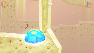 Un Champibumper dans Rayman Fiesta Run