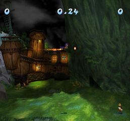 Ly dans le mini-jeu Dogfight.