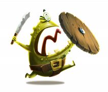 Un Crapaud de Rayman Legends.