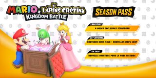Le contenu du Season Pass de Mario + The Lapins Crétins : Kingdom Battle.
