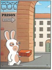 La première apparition du chef Lapin dans Crétin Style.