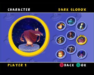 Dark Globox dans Rayman Arena.