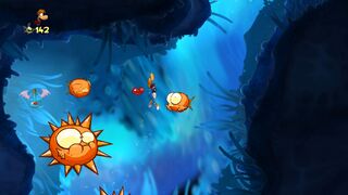 Des poissons-globes dans Le crabe qui pince dort.