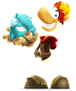 Artwork représentant Rayman dans Rayman Adventures.