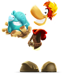 Artwork de Rayman dans Rayman Adventures.