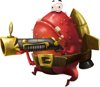 Crapaud rouge