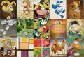 Regroupement de la plupart des artworks précédents.
