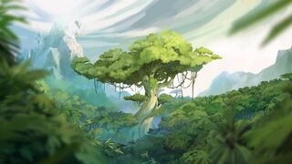 L'Arbre Ronfleur dans Rayman Origins.
