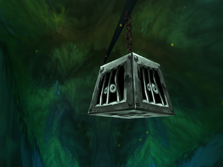 Une cage Pirate de Rayman 2.