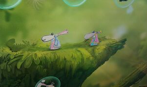 Concept art de la Reine Ptizêtre et de son époux.
