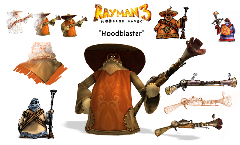 Fichier:Rayman 3 Hoodblaster Concept.png