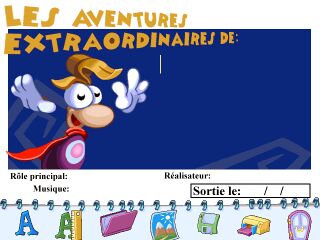 Un exemple de modèle à remplir.