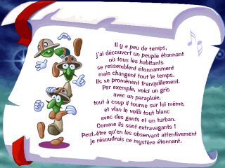 La comptine des Livingstones.