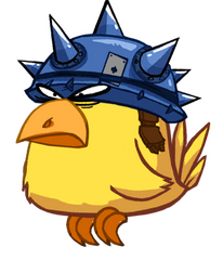 Un oiseau casqué.