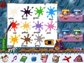 Le mémo des couleurs (Rayman Maternelle).