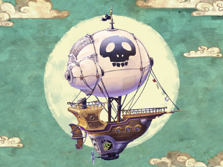 Fond d'écran Bateau Pirate.
