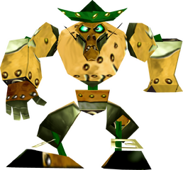 Vue détaillée de la troisième skin de Henchman 1000 dans Rayman M.
