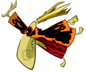 Le Ptizêtre enflammé dans Rayman Origins