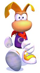 Rayman en train de marcher.