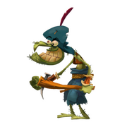 La nouvelle tenue des Lividstones dans Rayman Legends.