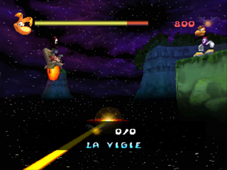 Un hologramme de Barbe-Tranchante est également utilisé pour représenter la Vigie dans la Voie des Portes de la version PlayStation.