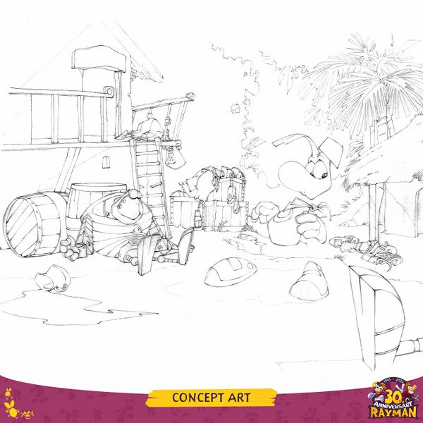 Fichier:R2RaymanPirateCampSketch.jpg