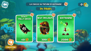 La boutique de la Chasse au trésor de Raybarbe.