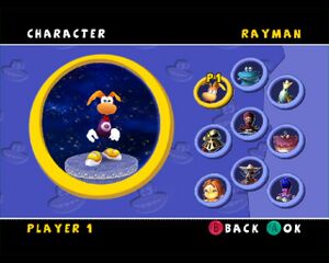 Rayman dans Rayman Arena.