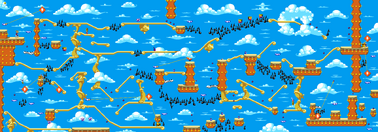 La map de la version Game Boy Color.