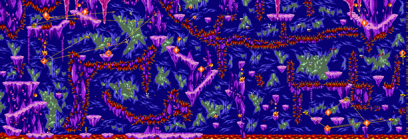 La map de la version Game Boy Color.