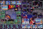 Article du magazine anglais Diehard GameFan datant de mai 1995. Il présente uniquement de la version Jaguar de Rayman cette fois. On peut y lire que cette version était initialement prévue pour juin 1995. Les captures d'écran montrent des éléments absents du jeu final, comme Mr Sax qui envoie des Antitoons avec son pavillon.