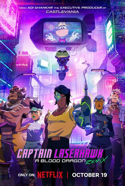 Fichier:Captain-Laserhawk-poster.jpg