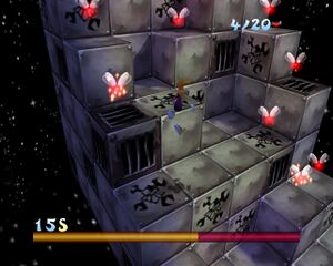 Le Défi Saut dans Rayman Revolution.