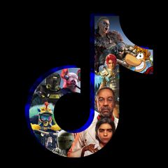 Image promotionnelle pour la page TikTok d'Ubisoft Pays-Bas, représentant plusieurs personnages des franchises de l'entreprise, parmi lesquels Rayman.
