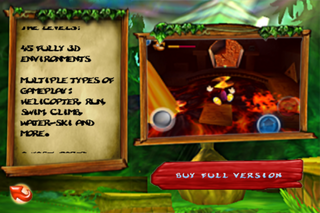 Promotion de la version complète du jeu.