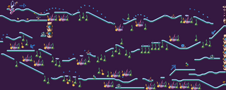 La map de la version Game Boy Advance.