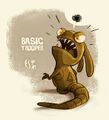 Concept art d'un Lapin alien de type "Soldat de base".