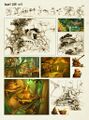 Un autre collage d'images et d'artworks du jeu Rayman 3, réalisé pour le développement de Rayman Origins.