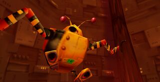 Le Grolgoth dans la salle de lave dans les versions japonaises de Rayman 2 et Rayman Revolution.