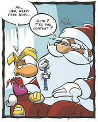 Rayman dans le deuxième tome d'Enfer & Parodie.