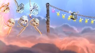 Les crânes rebondissants de La teuf des Morts-Vivants dans la version Nintendo Switch de Tencent.